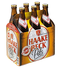 Haake-Beck Pils 6 x 0,5l Träger